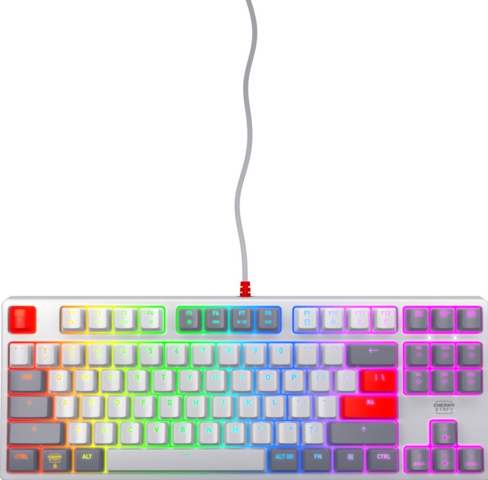 Cherry Xtrfy K4V2 RGB TKL Retro - Toetsenbord