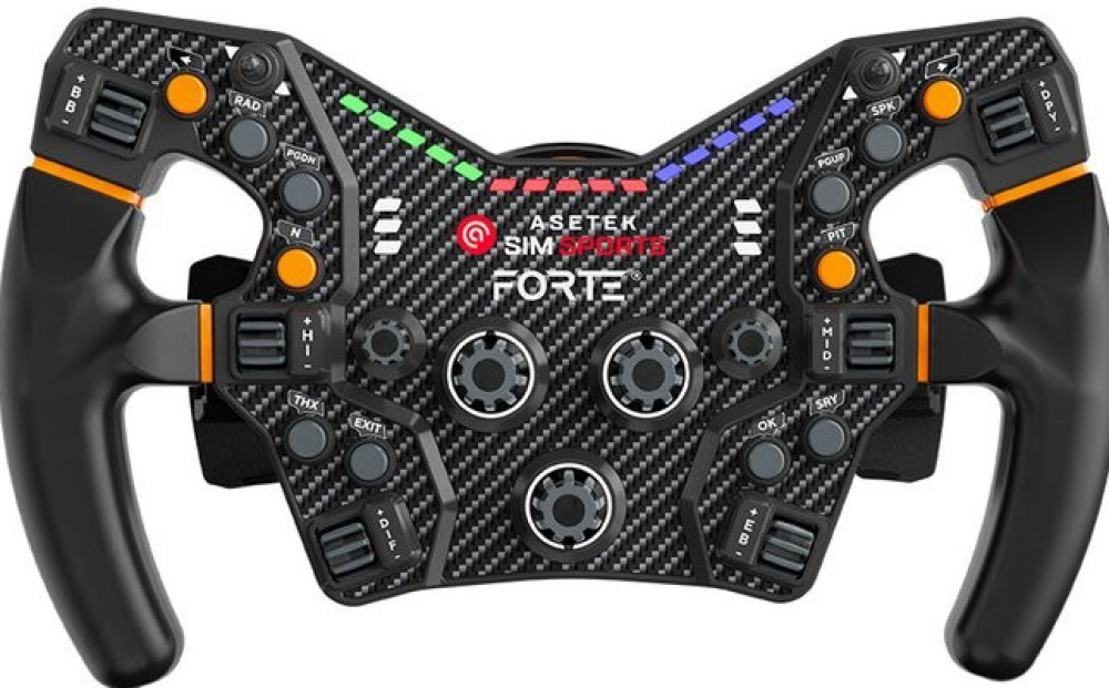 Asetek Simsports Forte Formula Steering Wheel - Stuur (zonder stuurbasis)