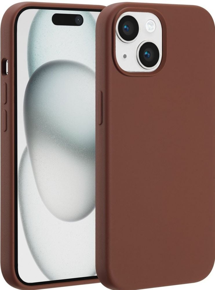 Accezz Liquid Silicone Backcover met MagSafe iPhone 15 - New Tea Brown