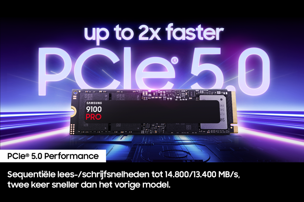 Samsung 9100 PRO 1TB | Voor 23.00u, morgen thuis! | Azerty.nl