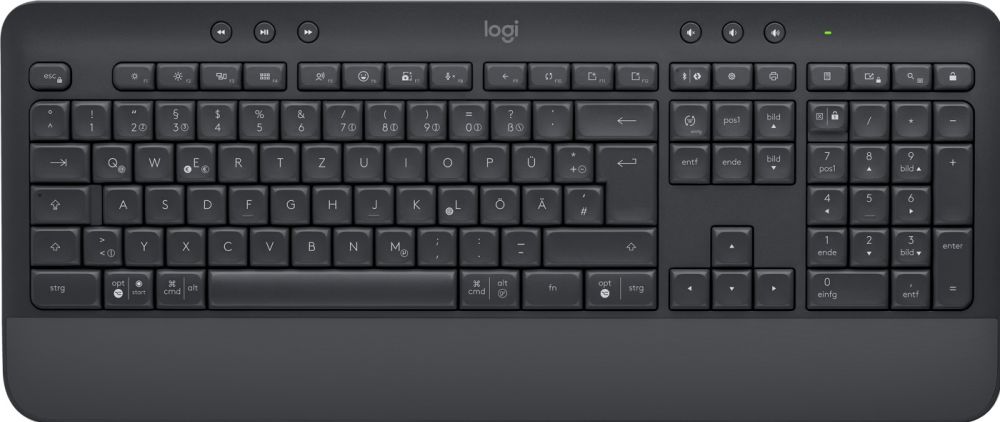 Logitech Signature K650 - Draadloos Toetsenbord - DE QWERTZ - Graphite