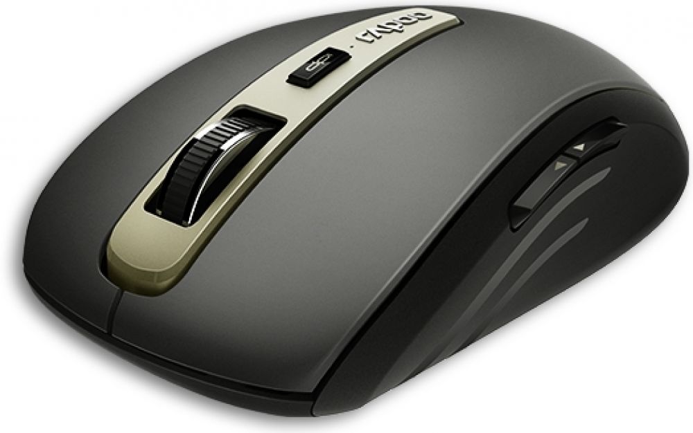 Mouse WL Rapoo MT350 OPT black Multimode 2.4 GHz, BT 3.0 & 4.0