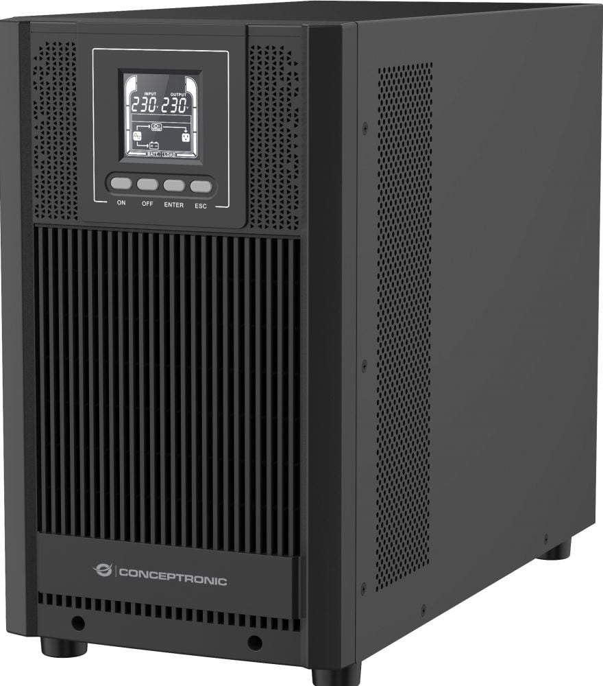 CONCEPTRONIC ZEUS USV 3000VA 2700W Online UPS,IEC EPO Port