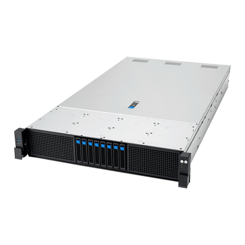 ASUS RS720A-E13-RS8G Socket SP5 Rack (2U) Zwart, Zilver