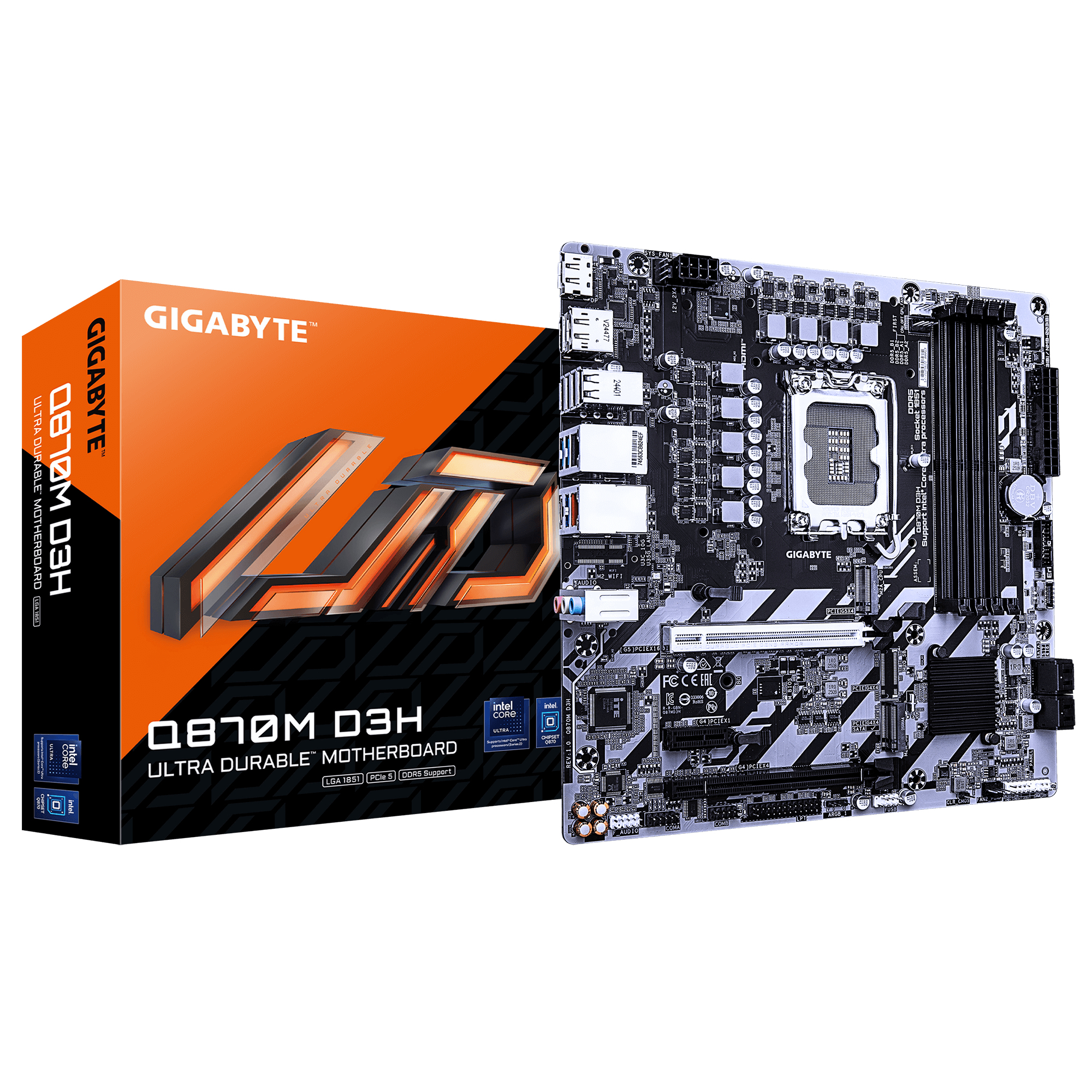 Gigabyte Q870M D3H                   (Q870,S1851,mATX,DDR5