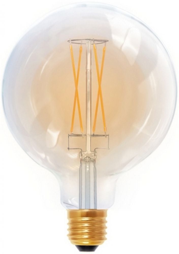 Segula LED Globe 125 goud E27 5W 1900K Dimbaar