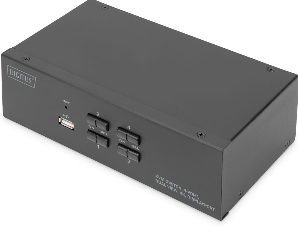 DIGITUS - KVM  audio  USB switch