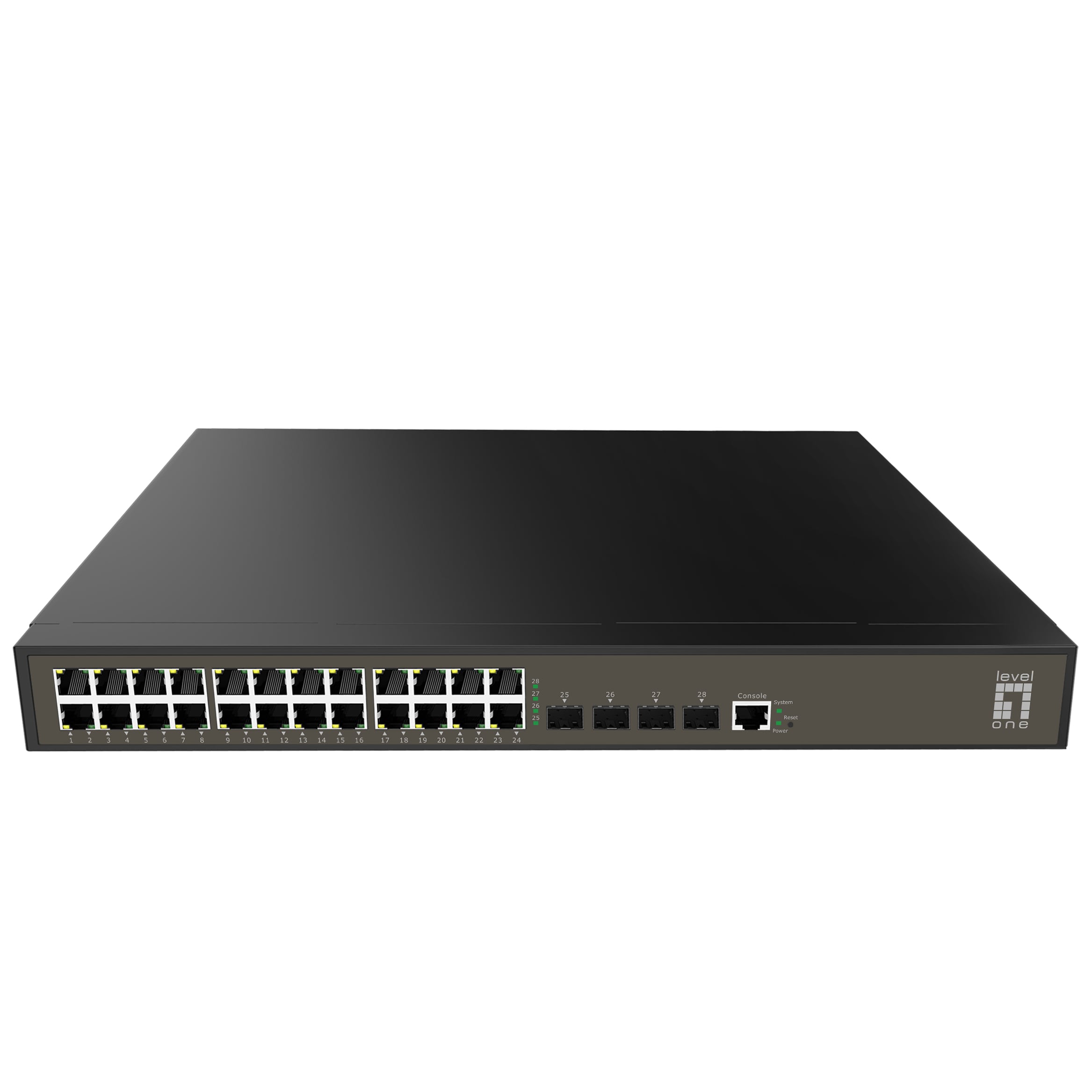 LevelOne Switch 8x GE GEL-1061 4xGSFP 19"