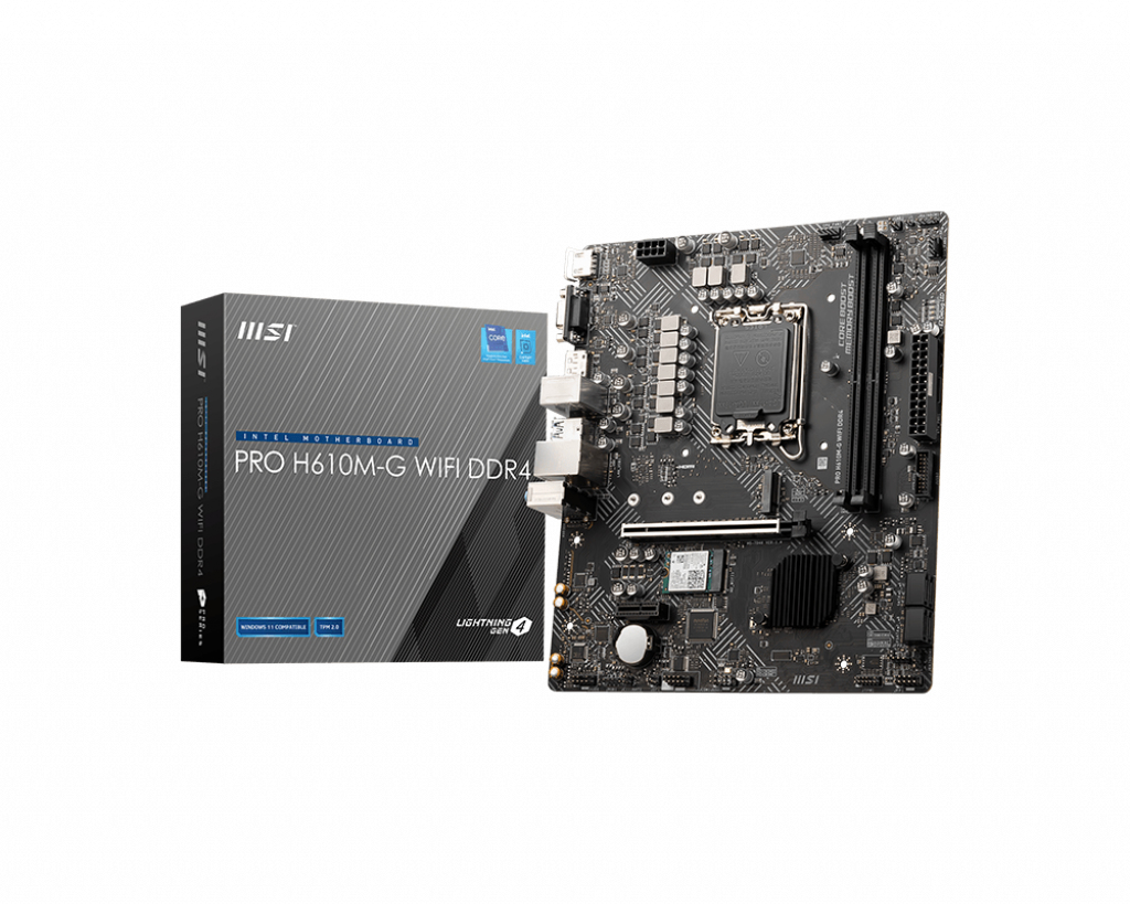 MSI PRO H610M-G WIFI DDR4 - Moederbord