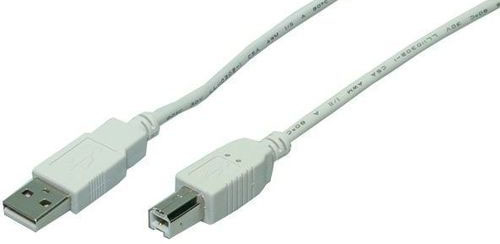 Logilink USB Kabel A -> mini B St/St 5.00m grijs