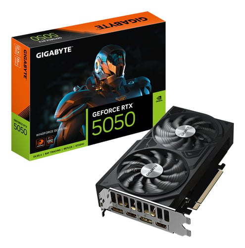 Gigabyte RTX5050 WINDFORCE OC V2 8G  8GB GDDR6 HDMI 3xDP