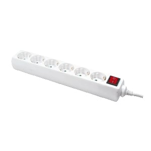 Logilink stekker omlijsting 6-lade , 1,5m 250V/16A