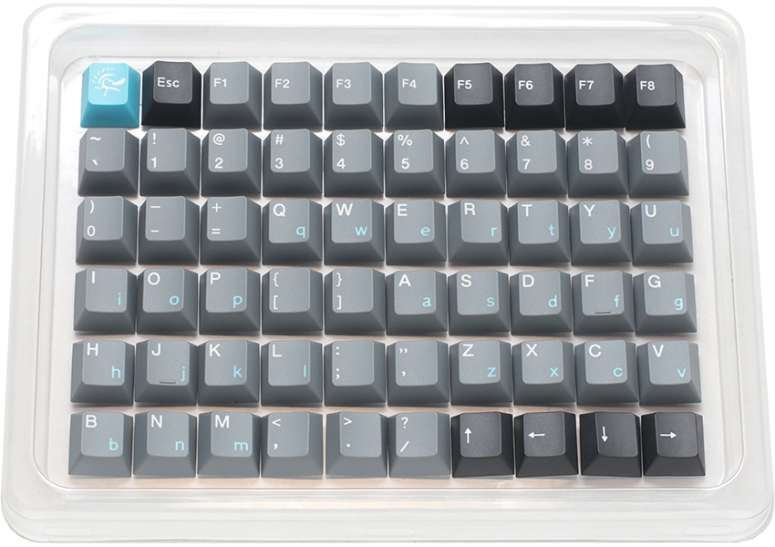 DUCKY Ducky DCA133-USSKYCHPT2 Zwart/Grijs - Keycap set PBT
