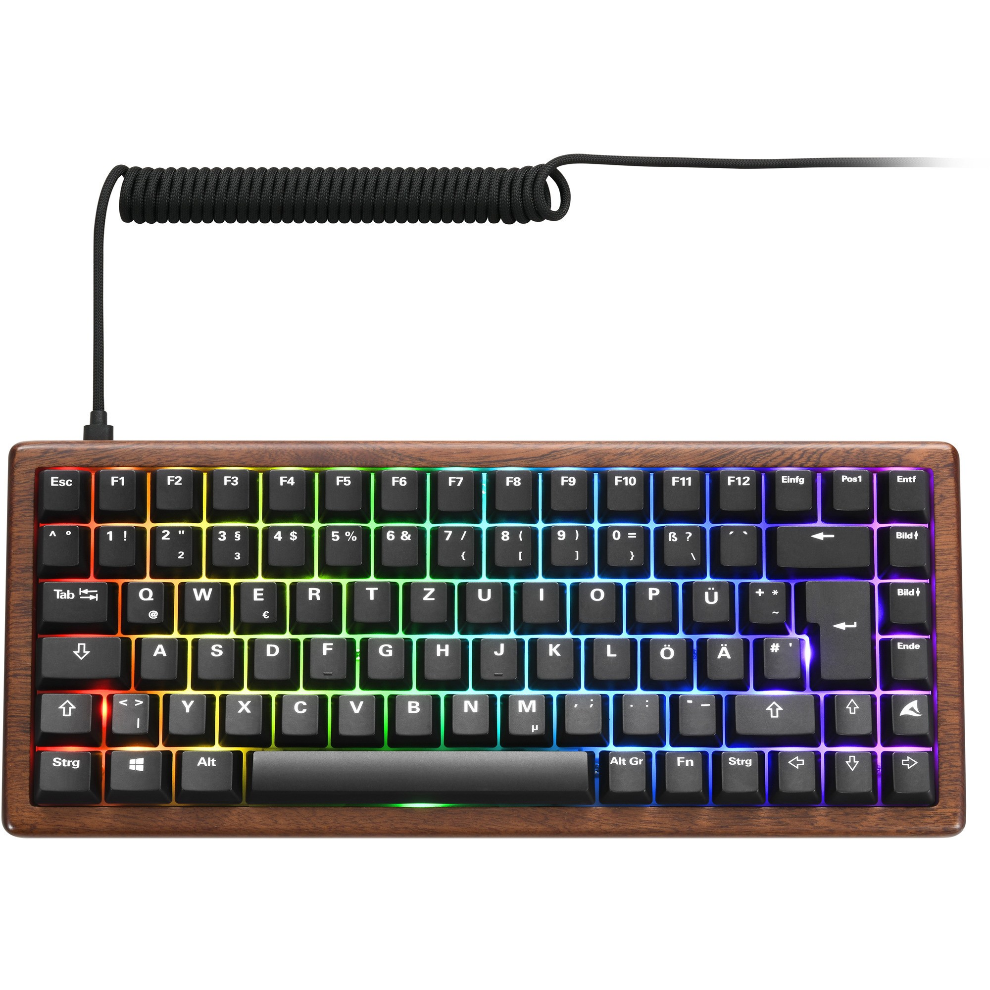 Sharkoon SKILLER SGK50 S3 Wood PBT Houtkleur/Zwart - Toetsenbord