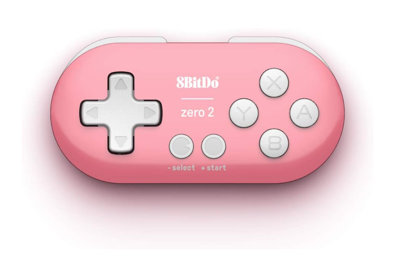 8BitDo Zero 2 Pink Edition - Controller