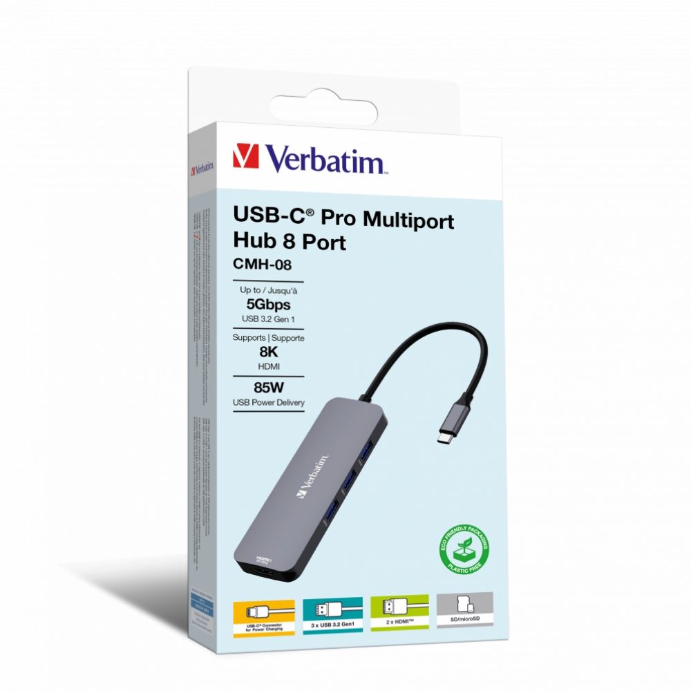 Verbatim CMH 08 - USB-C Hub