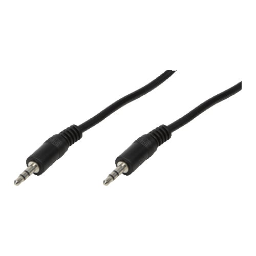 Logilink Audiokabel 1x 3,5mm -> 1x 3,5mm St/St 2.00m bk