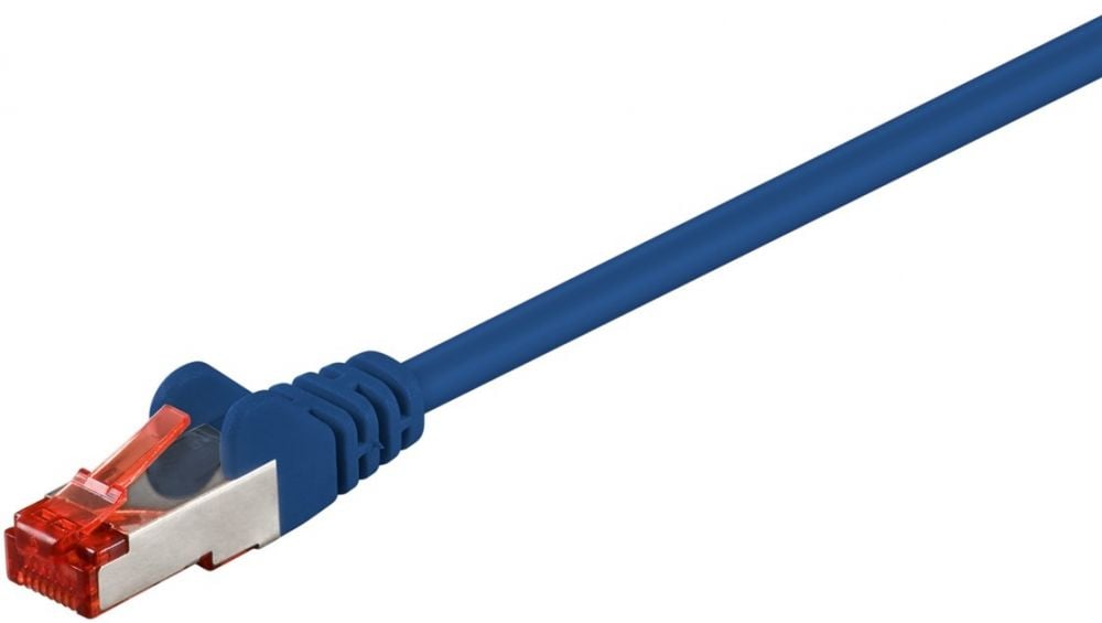 Cable Cat6 S/FTP 10m blue RJ45/RJ45 CCA (PiMF)