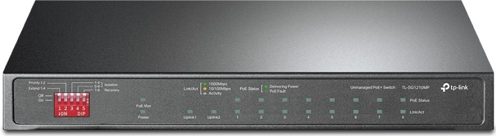 TP-Link TL-SG1210MP V2 - Switch