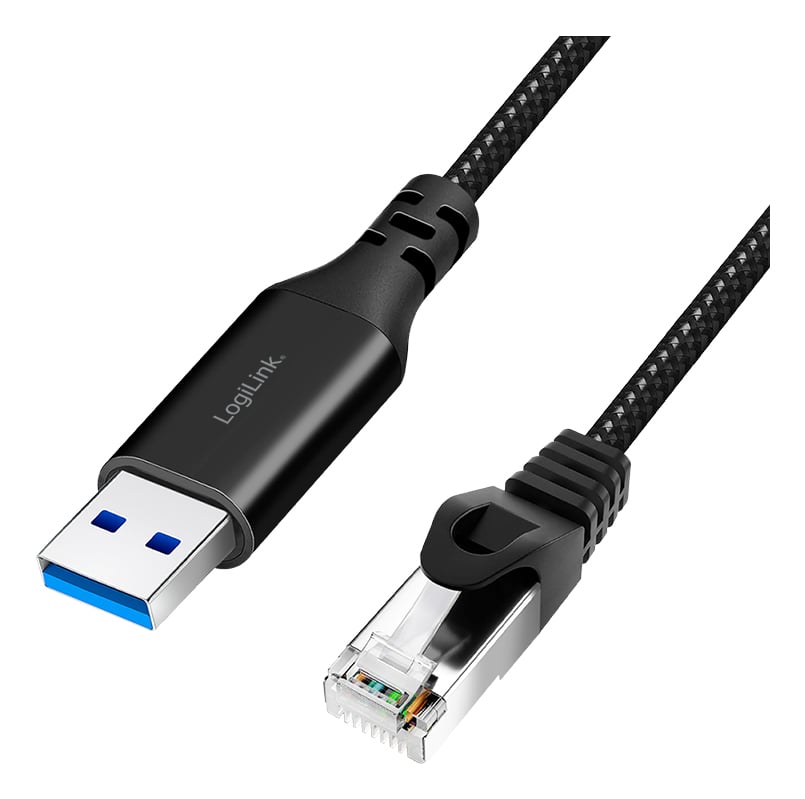Logilink USB 3.0 Ethernet-Kabel, A/M > RJ45/M, 1Gbit/s, 2m