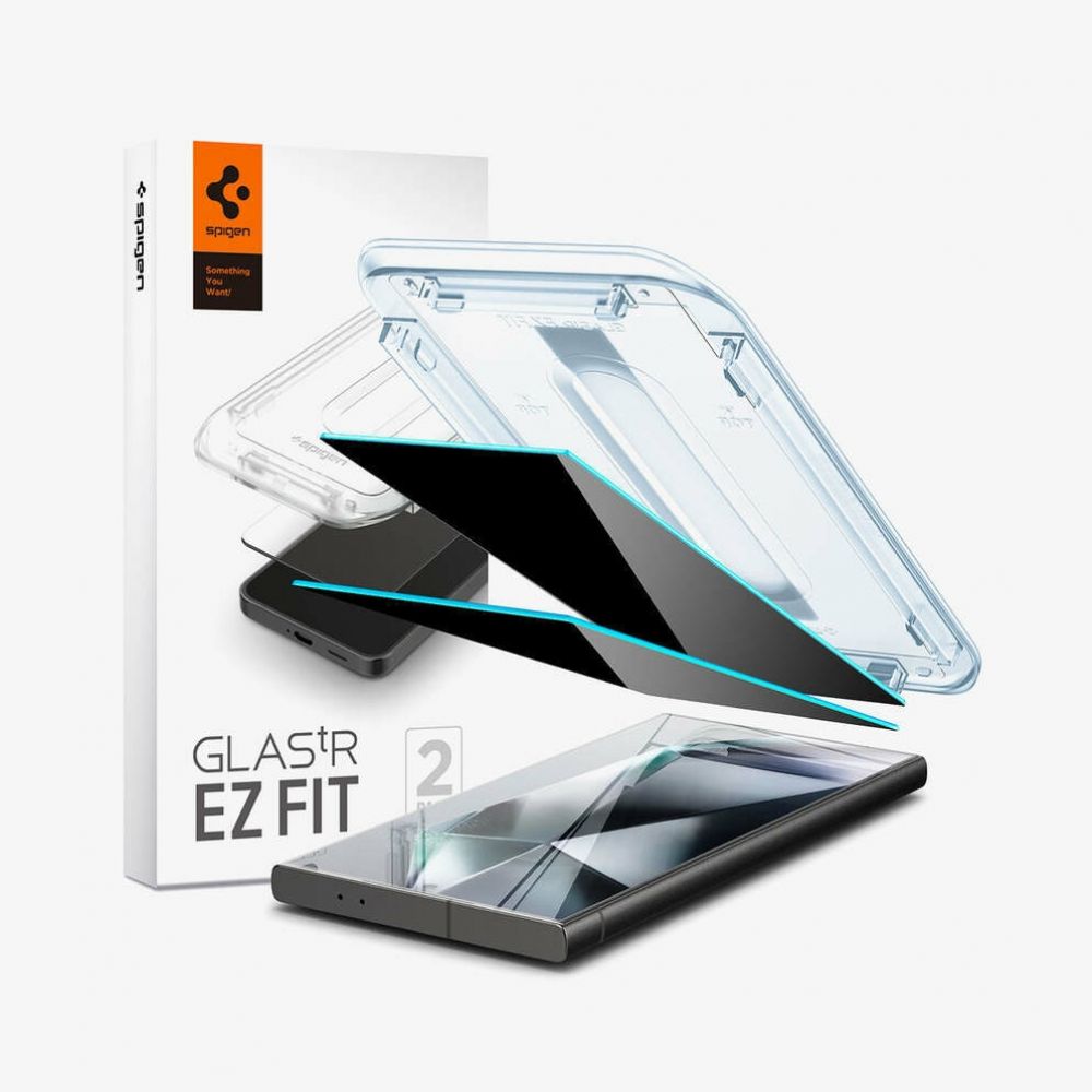 Spigen EZ Fit GLAS.tR - Schermbeschermer voor mobiele telefoon