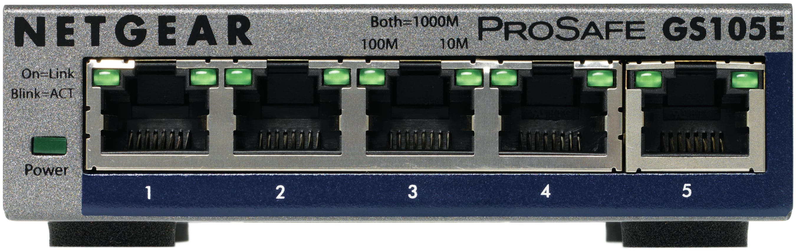 NETGEAR 5-poorts Gigabit Prosafe Plus switch (GS105E) - Switch