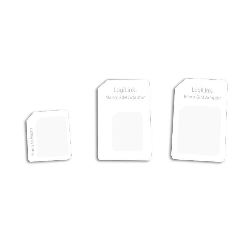 LOGILINK Logilink Dual SIM Card Adapter nano-> micro, standaard