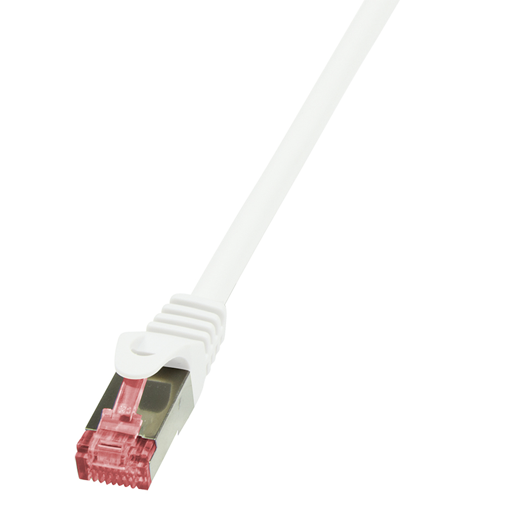 Logilink Patchkabel CAT6 S/FTP AWG27 PIMF 10,00m weiß