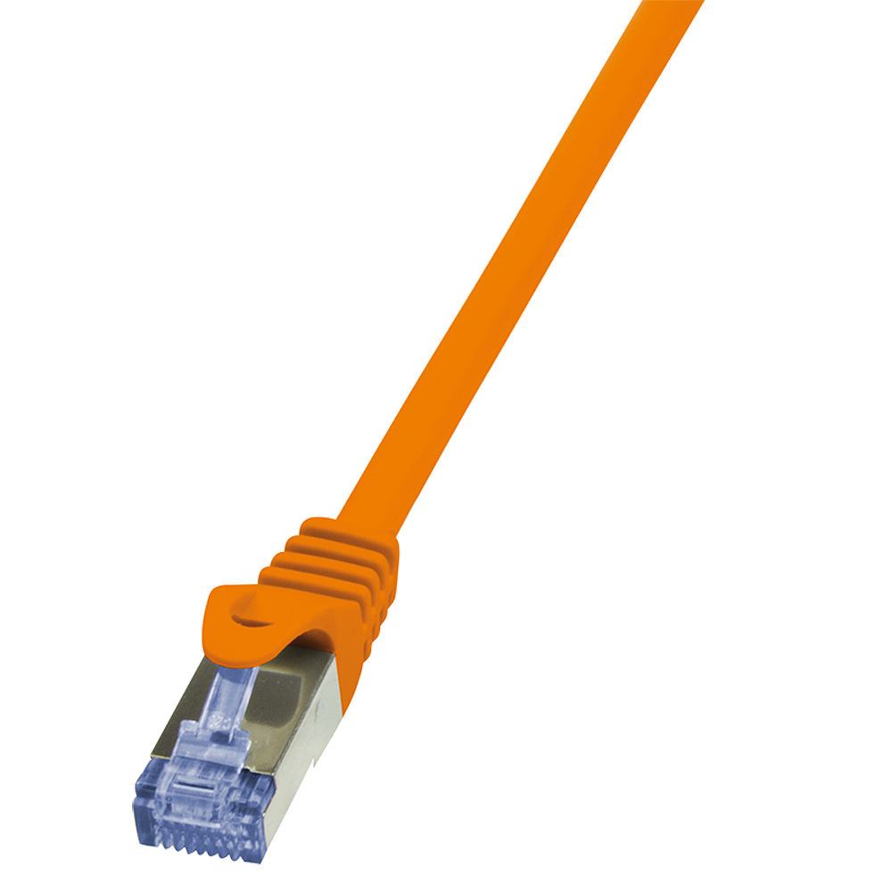 Logilink Patchkabel CAT6A S/FTP AWG26 PIMF 1,50m oranje