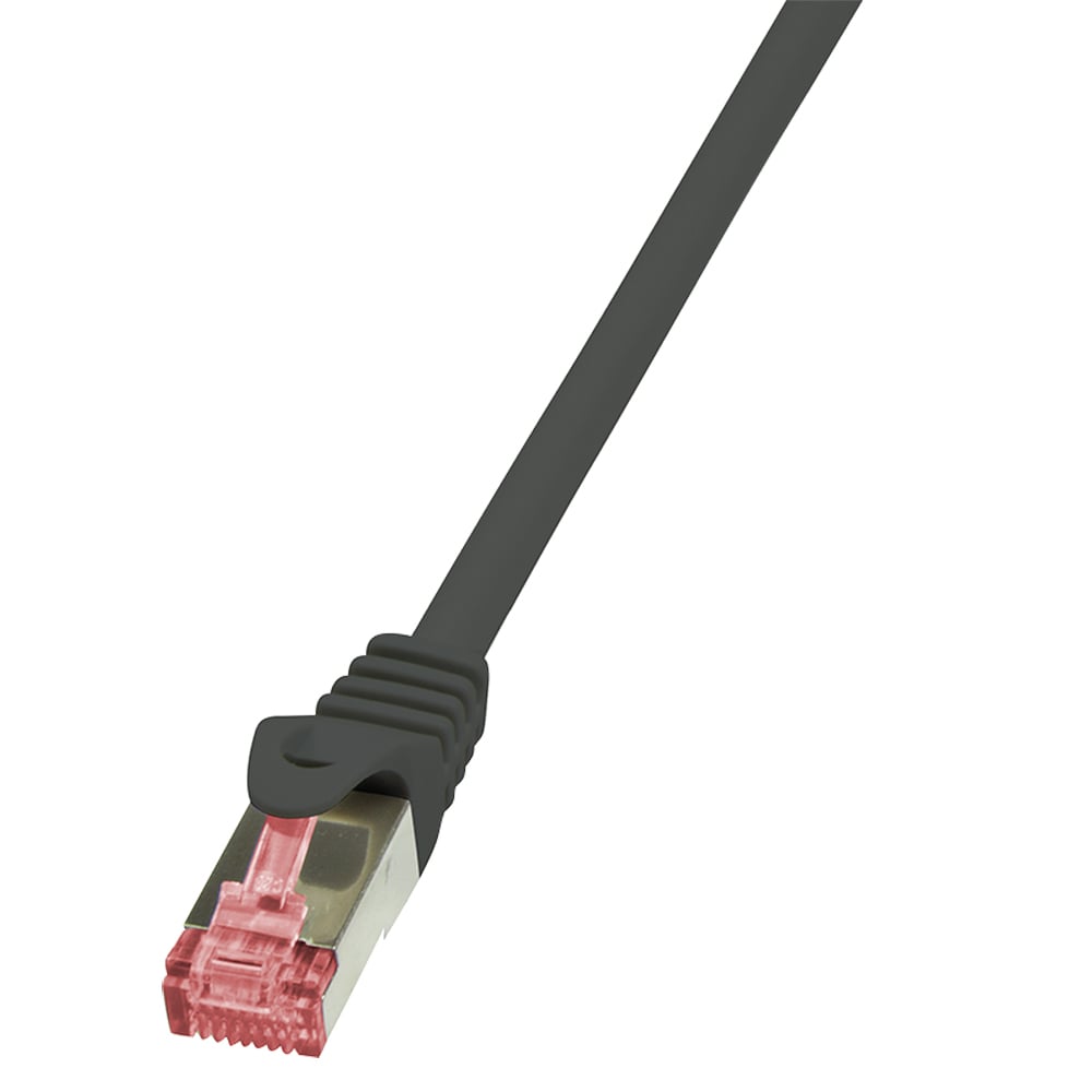 Logilink Patchkabel CAT6 S/FTP AWG27 PIMF 0,50m zwart.