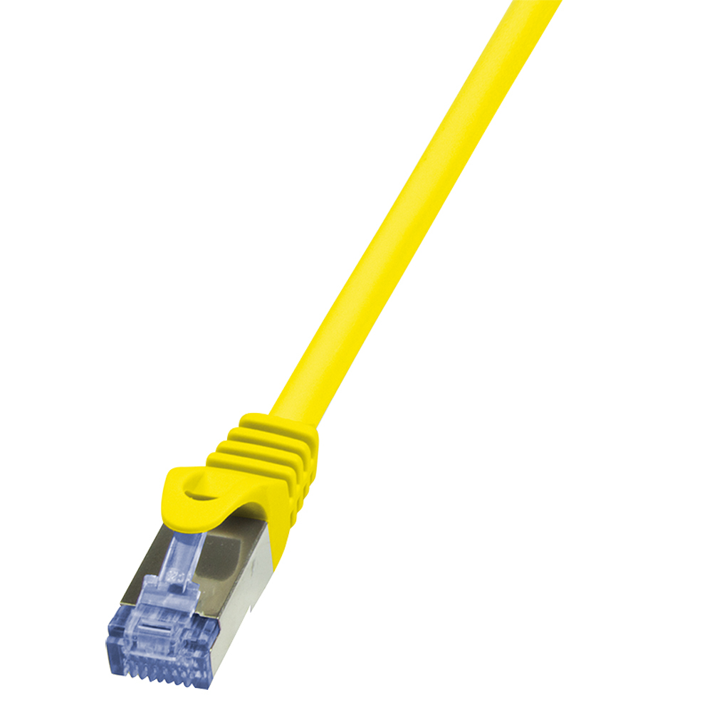 Logilink Patchkabel CAT6A S/FTP AWG26 PIMF 1,00m geel