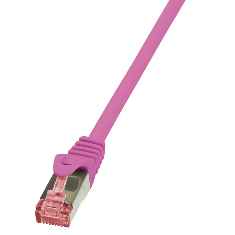 Logilink Patchkabel CAT6 S/FTP AWG27 PIMF 0,50m roze
