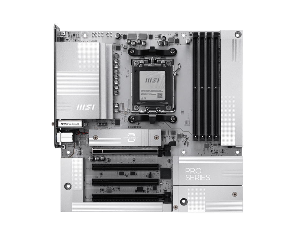 MSI MSI PRO B850M‑A WIFI PZ - Micro‑ATX Moederbord
