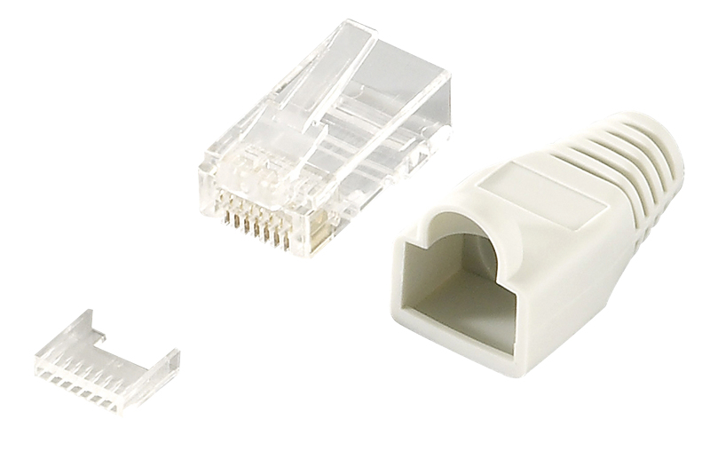 Logilink modulair Plug CAT 6 RJ45, 100ste Set onafgeschermd