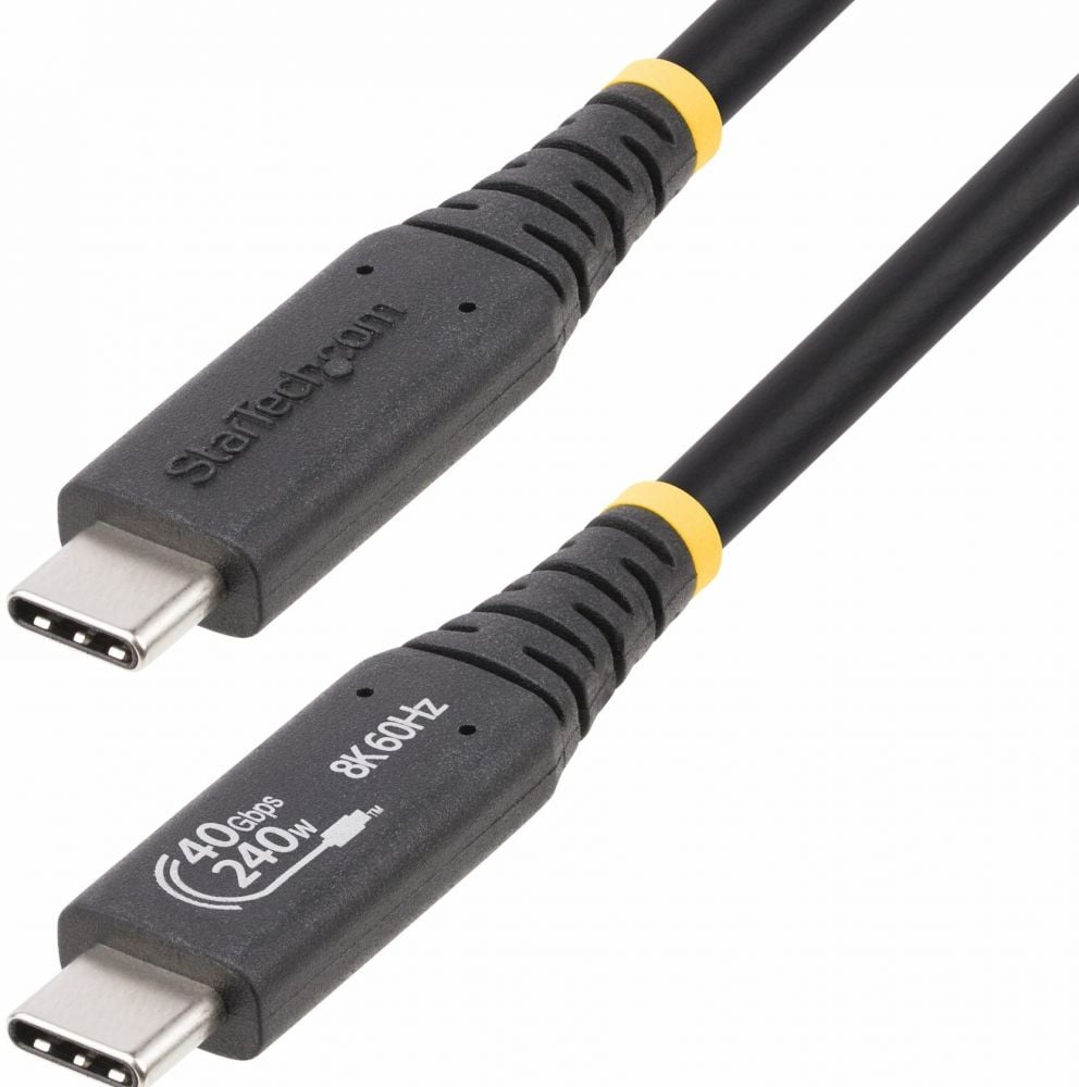 StarTech.com 1m (3.3ft) USB4 Cable, USB-IF Certified USB-C Cable, 40 Gbps - USB-kabel
