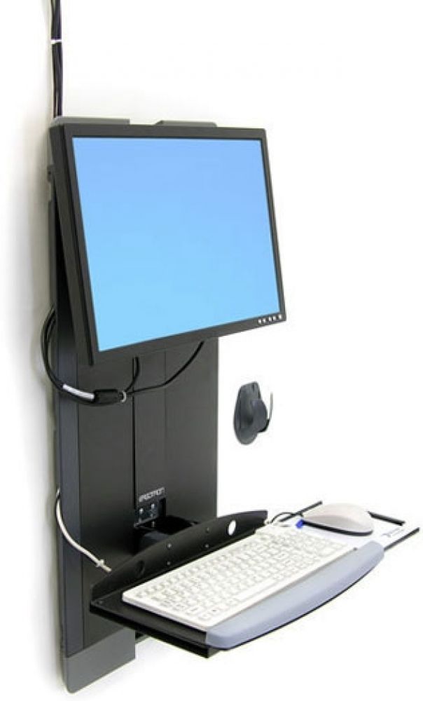 ERGOTRON Ergotron StyleView Vertical Lift High Traffic Areas - Bevestigingskit (adapter met gatbevestigingspatroon, polssteun, muisetui, paneel verticale lift,