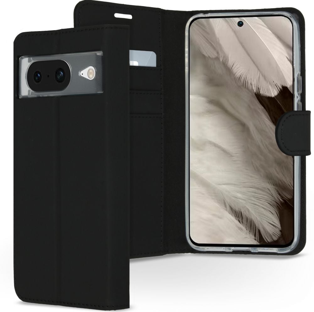Accezz Wallet Softcase Bookcase Google Pixel 8 - Zwart