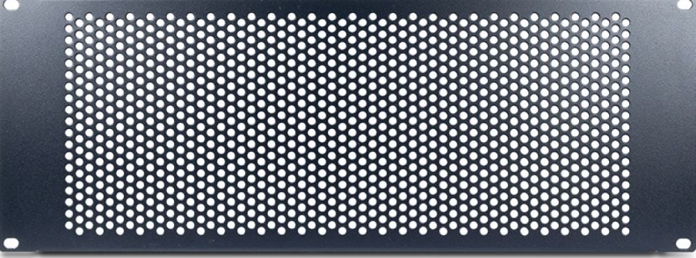 Inter-Tech IPC 19" Lochblende 4HE,178x482x11mm, RAL 9005