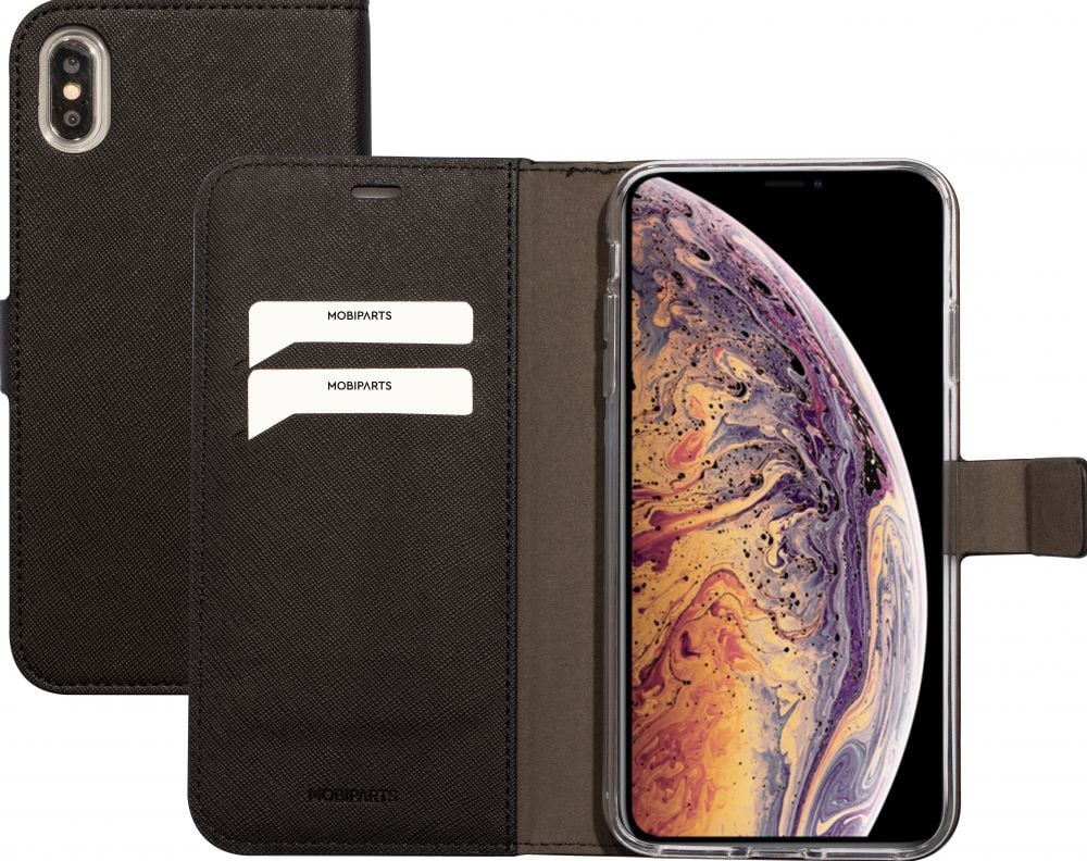 Mobiparts Saffiano Wallet Case Apple iPhone XS Max - Smartphonehoesje