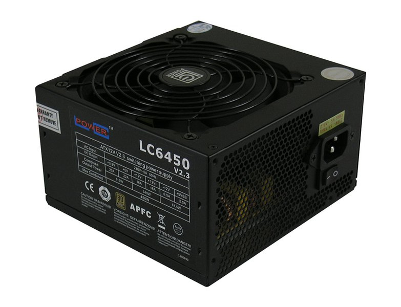 LC-Power LC6450 V2.3 - Voeding