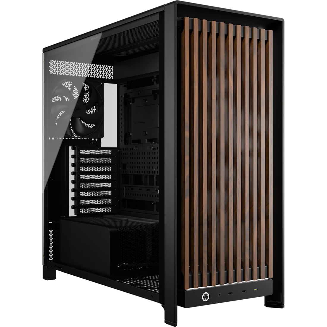 Corsair FRAME 5000D Wood RS Black - Behuizing