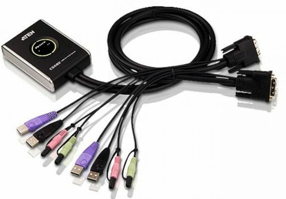 ATEN CS682 - KVM / audio / USB switch