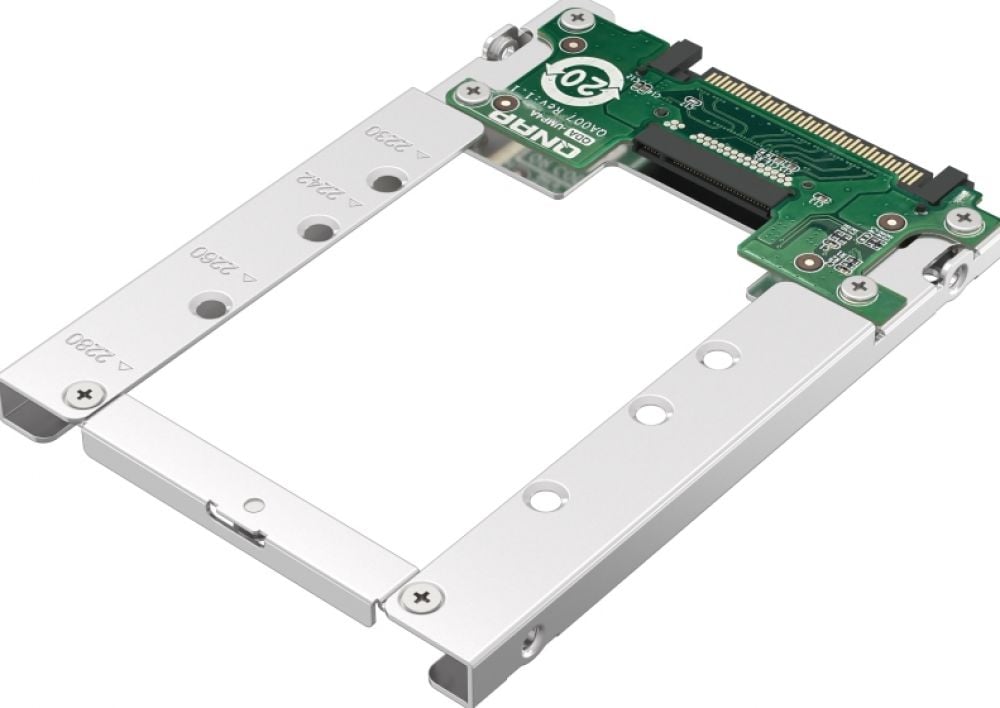 QNAP NAS ZUB QDA-UMP4A ADAPTER U.2 NVMe to M.2 NVMe SSD PCI
