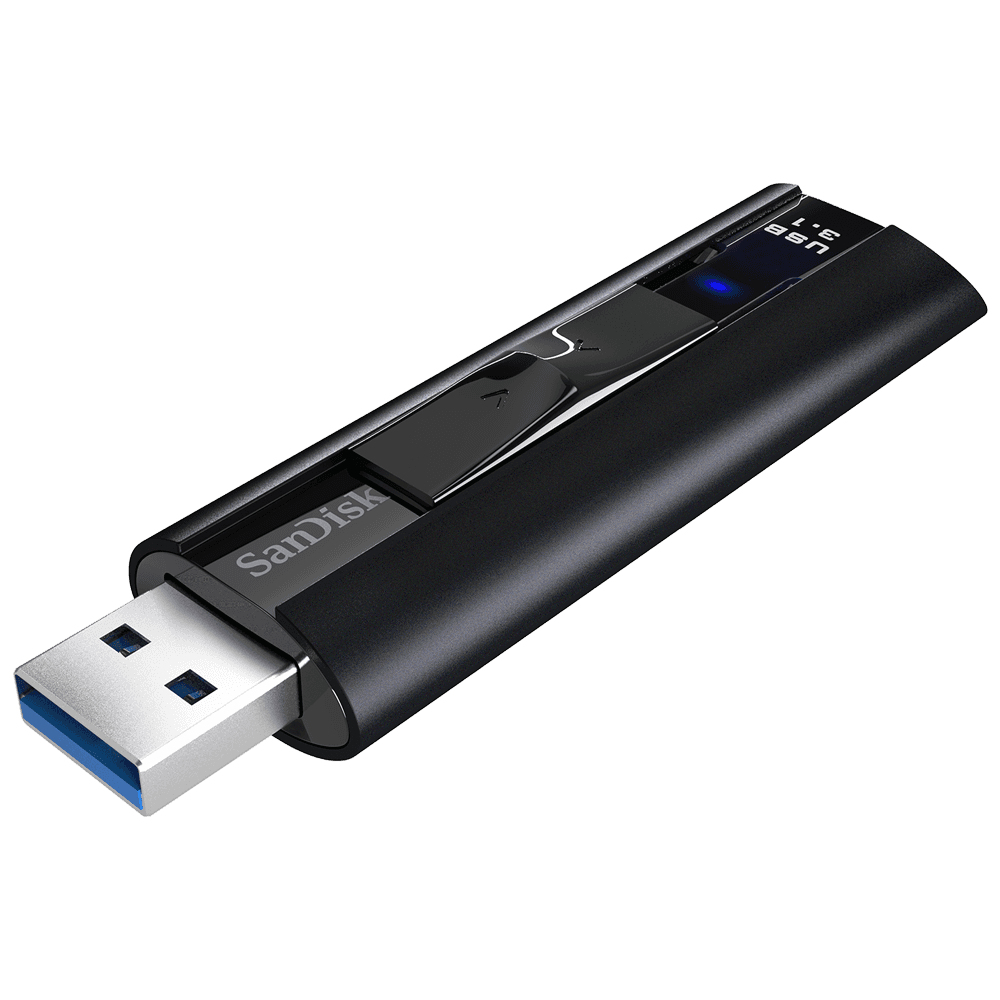 Sandisk Extreme Pro USB 3.2 128GB Black - USB-Stick