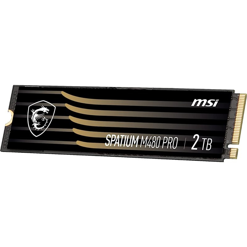 MSI SSD  2TB MSI Spatium M480 Pro (M.2 2280) PCIe Gen4 x4 NVMe