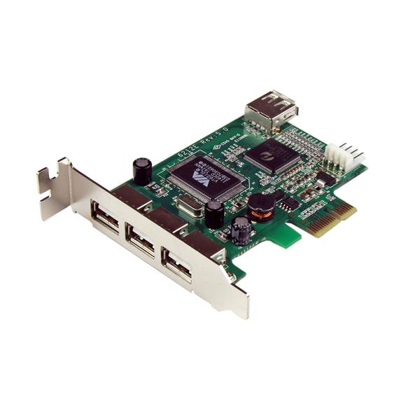StarTech.com PEXUSB4DP - USB-adapter