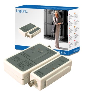 Logilink kabel Tester netwerk RJ45/BNC stekker