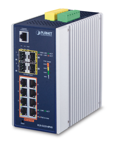 PLANET IGS-5225-8P4S - Netwerk Switch
