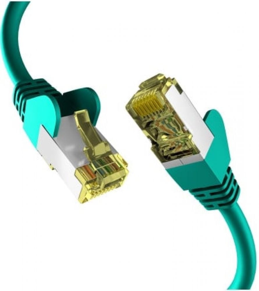 EFB CAT6a GRÜN 0,50m Patchkabel S/FTP PIMF