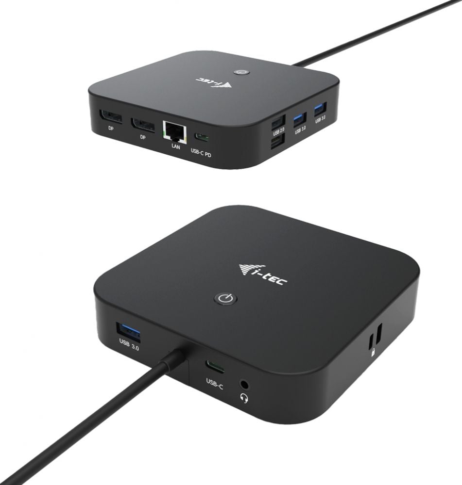 i-Tec USB-C Dual Display Docking Station - Dockingstation